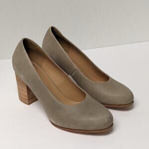 Fortress Of Inca Penelope Block Heel Pumps, Stone, EU 37 (US 7 M)